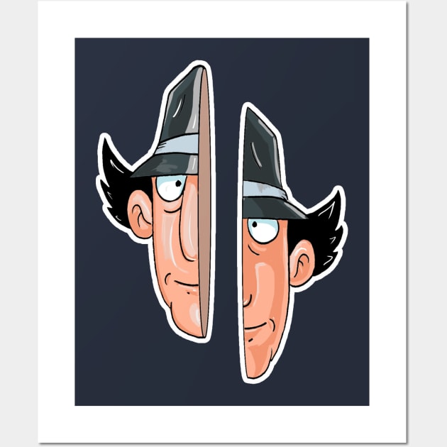 Inspector Gadget Wall Art by elcaballeros